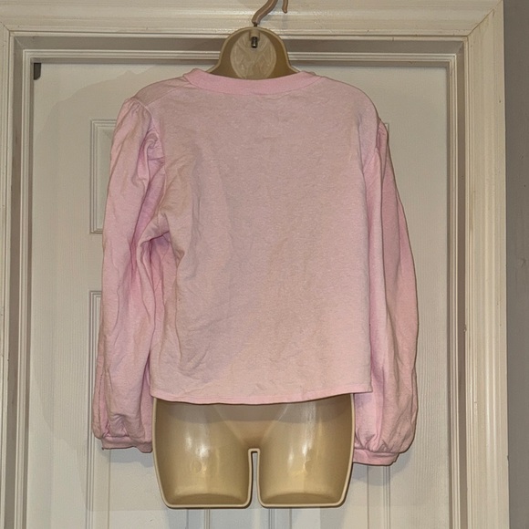Hill House Pink Long Sleeve Sweatshirt with Logo - Picture 5 of 7